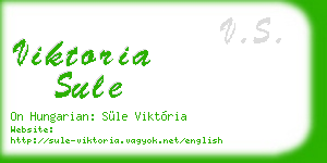 viktoria sule business card