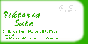 viktoria sule business card